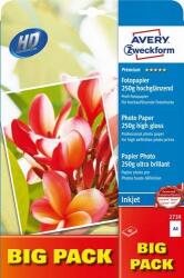 Avery Dennison Avery-Zweckform Premium Inkjet Photo Paper high gloss 2739 Fénykép papír DIN A4 250 g/m2 50 lap Magasfényű (Avery - fotopapir - 40 ark - A4 - 270) (Avery - fotopapir - 40 ark - A4 - 270)