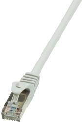 LogiLink Patch kábel Econline, Cat. 6, F/UTP, szürke, 7, 5 m