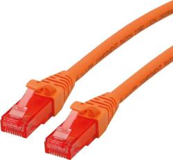 Roline 21.15. 2574 RJ45 Hálózati kábel, patchkábel CAT 6 U/UTP 1.50 m Narancs Árnyékolatlan, Halogénmentes, Lángálló 1 db (21.15. 2574) (21.15.2574)