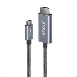 Anker Nylon USB-C към HDMI 4K@60Hz HDR Video кабел (A83570A0)
