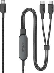Anker USB-C 2 в 1 разделен кабел за едновременно зареждане на две устройства (A8895011)