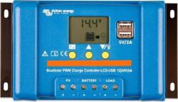 Victron Energy Blue-Solar PWM Napelem töltésszabályozó PWM 12 V, 24 V 5 A (SCC010005050) (SCC010005050)