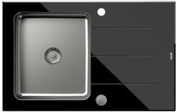 Quadron Chiuveta inox incastrata Quadron Unique Ford 111 finisaj inox - negru 78x50 cm (HB3578SC3BS_P2O) Chiuveta