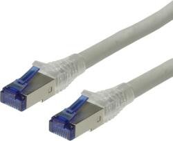 Roline 21.15. 0878 RJ45 Hálózati kábel, patchkábel CAT 6A S/FTP 70.00 m Szürke Kettős árnyékolás, Halogénmentes, Lángálló 1 db (21.15. 0878) (21.15.0878)