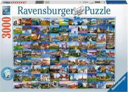 Ravensburger Puzzle - 99 gyönyörű hely Európában 17080 99 Beautiful Places in Europe 1 db (GXP-675817) (GXP-675817)
