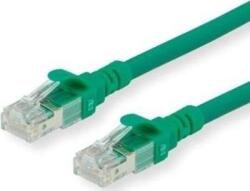 Roline 21.15. 2731 RJ45 Hálózati kábel, patchkábel CAT 6A U/UTP 1.00 m Zöld Árnyékolatlan, Halogénmentes, Lángálló 1 db (JAB-3433473) (JAB-3433473)