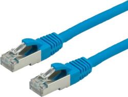 Valueline 21.99. 1284 RJ45 Hálózati kábel, patchkábel CAT 6 S/FTP 10.00 m Kék Kettős árnyékolás, Halogénmentes, Lángálló 1 db (21.99. 1284) (21.99.1284)