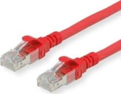 Roline 21.15. 2713 RJ45 Hálózati kábel, patchkábel CAT 6A U/UTP 3.00 m Piros (átlátszó) Árnyékolatlan, Halogénmentes, Lángálló 1 db (JAB-3433455) (JAB-3433455)