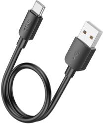 hoco. X96 - USB / Type-C (USB-C) fekete kábel, 2, 4A / 27W, 25 cm