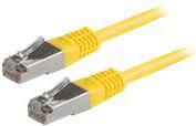 Valueline 21.99. 1382 RJ45 Hálózati kábel, patchkábel CAT 6 S/FTP 10.00 m Sárga Kettős árnyékolás 1 db (21.99. 1382-40) (21.99.1382-40)