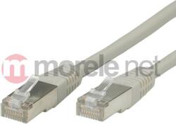 Valueline 21.99. 0802 RJ45 Hálózati kábel, patchkábel CAT 6 S/FTP 2.00 m Szürke Kettős árnyékolás 1 db (21.99. 0802150) (21.99.0802150)
