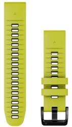 Garmin QuickFit óraszíj szilikon 22mm lime/grafit (010-13280-03) (010-13280-03) (010-13280-03)