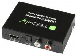 TECHLY IDATA HDMI-EA audió konverter Fekete (IDATA-HDMI-EA)