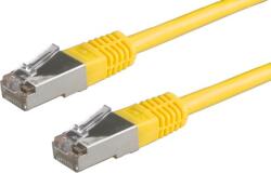 Roline 21.15. 0342 RJ45 Hálózati kábel, patchkábel CAT 5e S/FTP 2.00 m Sárga Kettős árnyékolás, aranyozott érintkező 1 db (21.15. 0342) (21.15.0342)