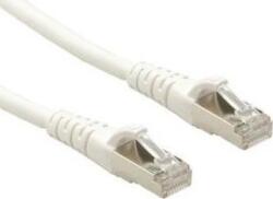 Roline 21.15. 2863 RJ45 Hálózati kábel, patchkábel CAT 6A S/FTP 3.00 m Fehér Kettős árnyékolás, Halogénmentes, Lángálló 1 db (21152863) (21152863)