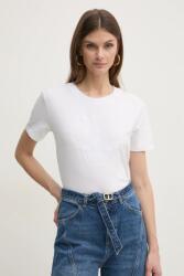 Twinset tricou din bumbac PPYA-TSD0AT_00X (251TP2072)