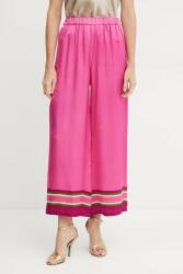Luisa Spagnoli pantaloni de mătase PPYA-SPD0EO_43X (542106)