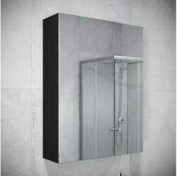 Bath Deluxe Tükrös fürdőszobai szekrény HENRY 65x50 cm fekete BT0092 (BT0092)