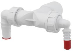 Alcaplast Dupla csonk DN40/32 / 8-23, visszacsapó szelepekkel P156Z (P156Z)