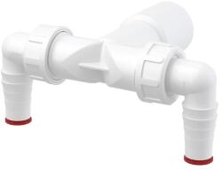 Alcaplast Dupla csonk DN40/32 / 17-23, visszacsapó szelepekkel P155Z (P155Z)