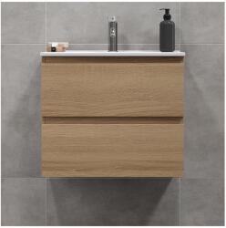 Bath Deluxe Fürdőszobai szekrény mosdókagyolóval CONOR 61 cm tölgy BT0096 (BT0096)