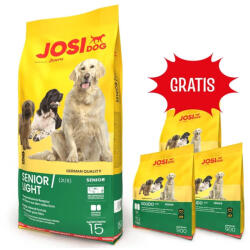  JosiDog JOSERA JosiDog Senior/ Light 15kg + 2, 7kg JosiDog Solido GRATIS! !