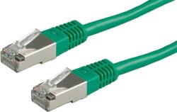 Roline 21.15. 0153 RJ45 Hálózati kábel, patchkábel CAT 5e F/UTP 3.00 m Zöld 1 db (21.15. 0153) (21.15.0153)