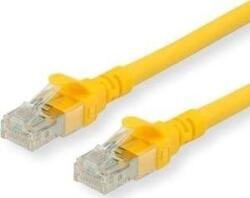 Roline 21.15. 2726 RJ45 Hálózati kábel, patchkábel CAT 6A U/UTP 7.50 m Sárga Árnyékolatlan, Halogénmentes, Lángálló 1 db (JAB-3433468) (JAB-3433468)