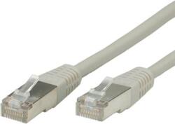 Roline 21.15. 0837 RJ45 Hálózati kábel, patchkábel CAT 6 S/FTP 7.00 m Szürke Kettős árnyékolás 1 db (21.15. 0837) (21.15.0837)