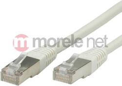 Valueline 21.99. 0810 RJ45 Hálózati kábel, patchkábel CAT 6 S/FTP 10.00 m Szürke Kettős árnyékolás 1 db (21.99. 081040) (21.99.081040)