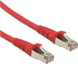 Roline 21.15. 2811 RJ45 Hálózati kábel, patchkábel CAT 6A S/FTP 1.00 m Piros (átlátszó) Kettős árnyékolás, Halogénmentes, Lángálló 1 db (JAB-3372769) (JAB-3372769)