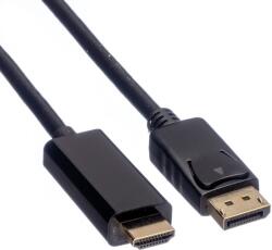 Roline Kijelző csatlakozó Csatlakozókábel DisplayPort dugó, HDMI-A dugó 1.00 m Fekete 11.04. 5785 Árnyékolt DisplayPort kábel (JAB-3360274) (JAB-3360274)