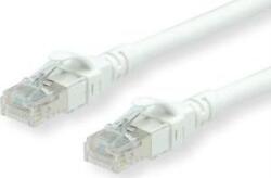 Roline 21.15. 2761 RJ45 Hálózati kábel, patchkábel CAT 6A U/UTP 1.00 m Fehér Árnyékolatlan, Halogénmentes, Lángálló 1 db ( )