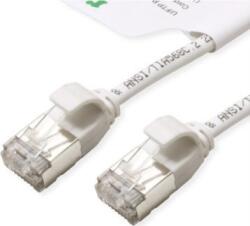 Roline green RJ45 Hálózat Csatlakozókábel CAT 6A [1x RJ45 dugó - 1x RJ45 dugó] 0.50 m Fehér ( )