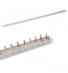 OMU System BB080-4P-I-100 Fázissín 80A tüskés 4 pólusú 16mm2 14x4 56 modul 1000mm szigetelt 1m fésűs (BB080-4P-I-100)