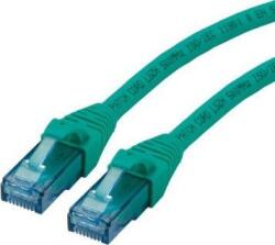 Roline 21.15. 2737 RJ45 Hálózati kábel, patchkábel CAT 6A U/UTP 10.00 m Zöld Árnyékolatlan, Halogénmentes, Lángálló 1 db ( )