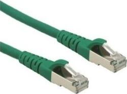 Roline 21.15. 2837 RJ45 Hálózati kábel, patchkábel CAT 6A S/FTP 10.00 m Zöld Kettős árnyékolás, Halogénmentes, Lángálló 1 db (JAB-3372839) (JAB-3372839)