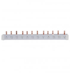 OMU System BB080-4P-I-021 Fázissín 80A tüskés 4 pólusú 16mm2 4x3 12 modul 210mm szigetelt (BB080-4P-I-021)