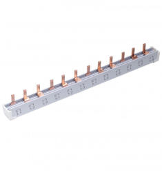 OMU System BB063-3P-I-021 Fázissín 63A tüskés 3 pólusú 10mm2 4x3 modul 210mm gyűjtősín szigetelt (BB063-3P-I-021)