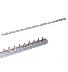 OMU System BB063-3P-I-100 Fázissín 63A tüskés 3 pólusú 10mm2 18x3 54 modul 1000mm szigetelt (BB063-3P-I-100)