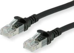 Roline 21.15. 2550 RJ45 Hálózati kábel, patchkábel CAT 6 U/UTP 0.50 m Fekete Árnyékolatlan, Halogénmentes, Lángálló 1 db (JAB-3433296) (JAB-3433296)