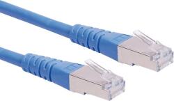Roline 21.15. 0827 RJ45 Hálózati kábel, patchkábel CAT 6 S/FTP 1.50 m Kék Kettős árnyékolás 1 db (21.15. 0827) (21.15.0827)