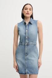 Calvin Klein rochie din denim PPYA-SUD1NY_55J (LV047B074G)