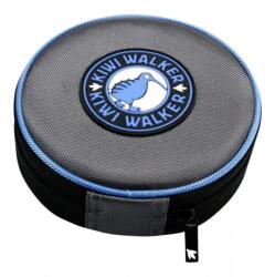 KIWI WALKER Hordozható dupla tál Kiwi Walker SLOWFEEDER 2 x 350 ml kék