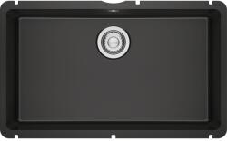 Franke KubusX kerámia mosogató 70.5x40 cm fekete 126.0738. 297 (1260738297)