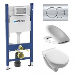 Geberit Duofix Basic WC tartály szett Delta01 króm nyomólappal (GE-SZETTK) (GE-SZETTK)