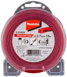 Makita E-01828 négylevelű damil, piros, 2.7mm 15m (E-01828)