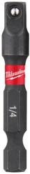 Milwaukee Shockwave Dugókulcs adapter 1/4" Hex - 1/4" Négyszög 50mm - 1db (4932471826)