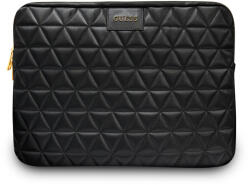 GUESS Quilted Sleeve notebook táska 13col-ig fekete (GUCS13QLBK)
