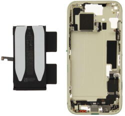 Apple ZD076-00671 Gyári Apple iPhone 15 Sárga középső keret akkumulátorral, sárga (ZD076-00671)